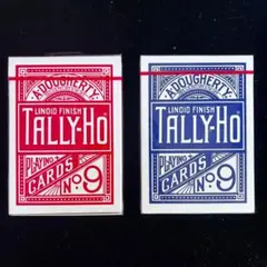 TALLY-HO No. 9 Circle Back トランプ 赤青セット・手品