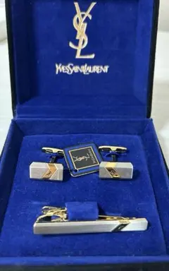 イブサンローラン　カフス　ネクタイピンセット