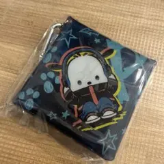 ポチャッコ ポーチ ネイビー カラビナ付き