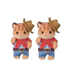 シルバニア 赤ちゃんアドベンチャーシリーズ トラの赤ちゃん　2体　セット