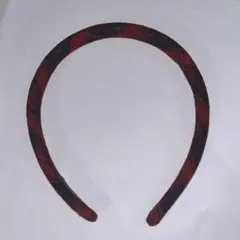 チェック柄 カチューシャ ヘアバンド