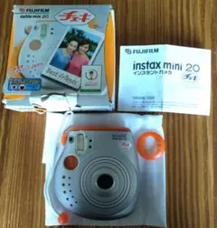 FUJIFILM instax mini 20 チェキ オレンジ