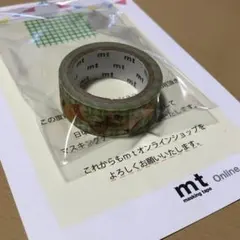 mt オンラインショップ限定 マスキングテープ 柿柄 マステ ノベルティ