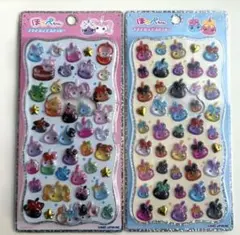 【国内正規品】ほっぺちゃん　プチドロップステッカー　2枚セット