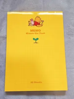 【ディズニー】 プーさん メモ帳 ピグレット