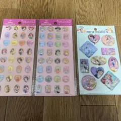 ディズニープリンセス シールセット 3シート