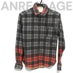 ANREALAGE アンリアレイジ チェック ネルシャツのサムネイル
