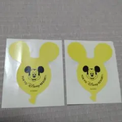 ディズニーランド　ミッキーイエローバルーン　シールのサムネイル