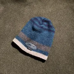 90s Rossignol マルチボーダーニット帽　ワンビーニー