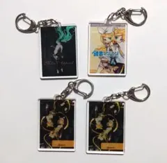 Vocaloid 鏡音レン 鏡音リン 初音ミク アクリルキーホルダー 4個セット