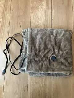 USB加熱フリースブランケット ブラウン