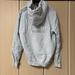 エクストララージ　フルジップパーカー グレー