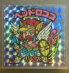 希少　BM ヘッドロココ　角プリズム　水色バージョン　ビックリマンシール