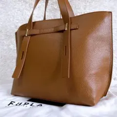 ✨希少 現行ロゴ 極美品✨ フルラ ジョーヴェ ブラウン トートバッグ A4可能