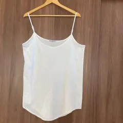 キャミソール　ホワイト　XL