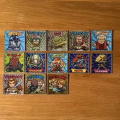 star warsエピソードⅠ•Ⅱ •Ⅲ コレクションシール　13枚セット