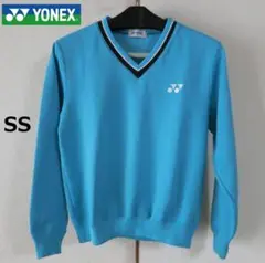 YONEX　Vネック　トレーナー　SS　水色　ヨネックス　スウェット
