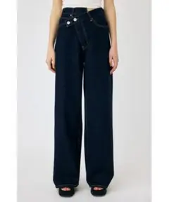 MOUSSY CROSS WAIST WIDE STRAIGHT