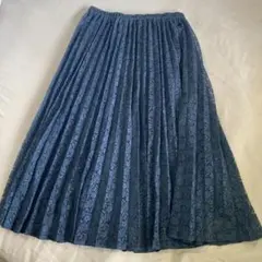 GU プリーツスカート ブラック S