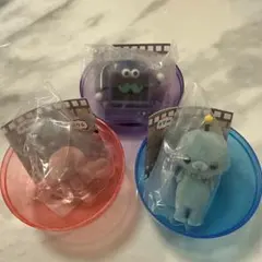 教育番組　フロッキーフィギュア　タマ　パウル　はかせ　3体セット