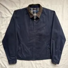 【90s】Ralph Lauren スウィングトップ 襟 コーデュロイ ネイビー