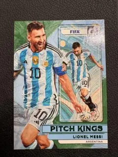 メッシ messi PITCH KINGS カード green parallel