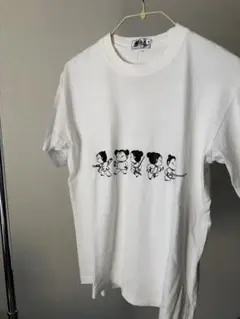 美品❗️キャラクター プリント 半袖Tシャツ ホワイト　白T