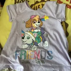 パウ・パトロール Tシャツ 薄紫 100cm~