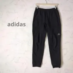 アディダス トレーニングパンツ L 黒 ストレッチ テーパード ジャージ