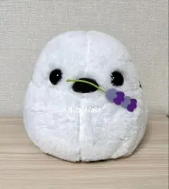 ふくふくシマエナガ カラフルフラワー JB シマちゃんラベンダー