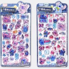 スティッチ　ドロップジェルシール　ボンボンドロップシール　ディズニー　2枚