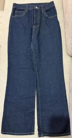 GRL ハイウエストセミフレアデニムパンツ[cu289] S