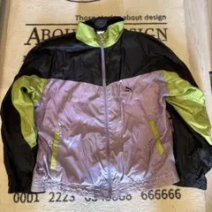 90s PUMA プーマナイロンジャケット ワンポイントロゴ