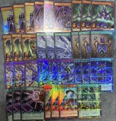 ラッシュデュエル　竜騎士　ブラックマジシャン　デッキ　パーツ　セット