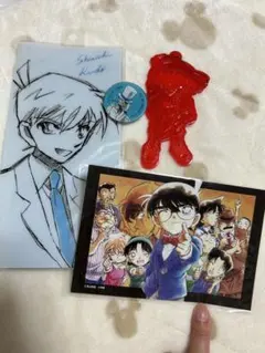 名探偵コナンセット（ポストカード、マグネット、リフレクター、チケットホルダー）