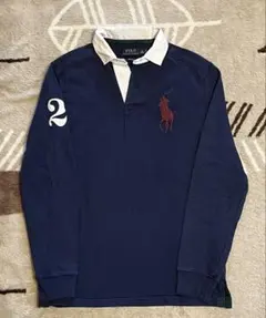 POLO RALPH LAUREN ビッグポニー　ラガーシャツ　エルボーパッチ