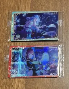 プロジェクトセカイ　カラフルステージ　望月穂波、日野森志歩　ウエハースカード