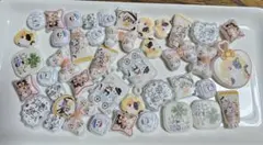 カラフルなキャラクター刺繍風ビーズセット