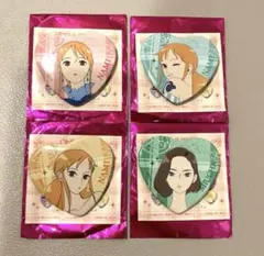 美品　ナミ　ミウチャ　ヒロインズ　ワンピース　ハート缶バッジ　ONE PIECE