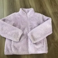 UNIQLO フリースジャケット 130サイズ 薄紫
