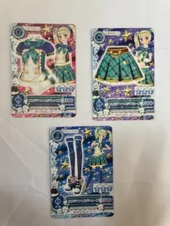 レア】アイカツ カード 藤堂ユリカ シアントリオワンピ トライスター
