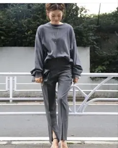 最終価格Deuxieme Classe Henley Tシャツ/グレー DEUXIEME CLASSE - 新品□Henley テンジクTシャツ□グレー