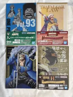 ワンピース一番くじ 歴代クリアファイル集！ロー/スモーカー/クロコダイル他
