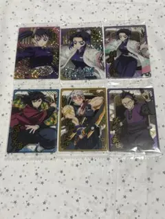 鬼滅の刃ウエハース第10弾 6枚セット 義勇 天元 しのぶ カナヲ 玄弥