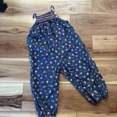 Bonpoint 花柄オーバーオール 3y