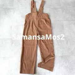 サマンサモスモスブルー SM2 サロペット オールインワン フリーサイズ