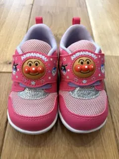 【新品・未使用】14cmアンパンマン ピンク ムーンスタースニーカー