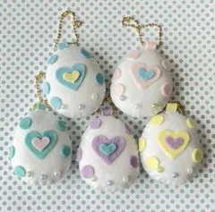 ハンドメイド 手作り たまご フェルト 部活お守り - メルカリ