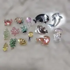 海の生き物ボンボン ドロップシール