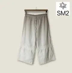 SM2 サマンサモスモス 裾スカラップレース ペチパンツ コットン ホワイト